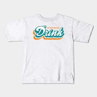 MIAMI MAKES ME DRINK Kids T-Shirt